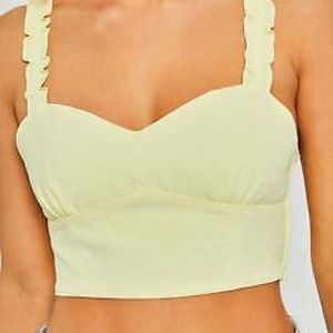 LAST CHANCE Love Tree ruffle crop top